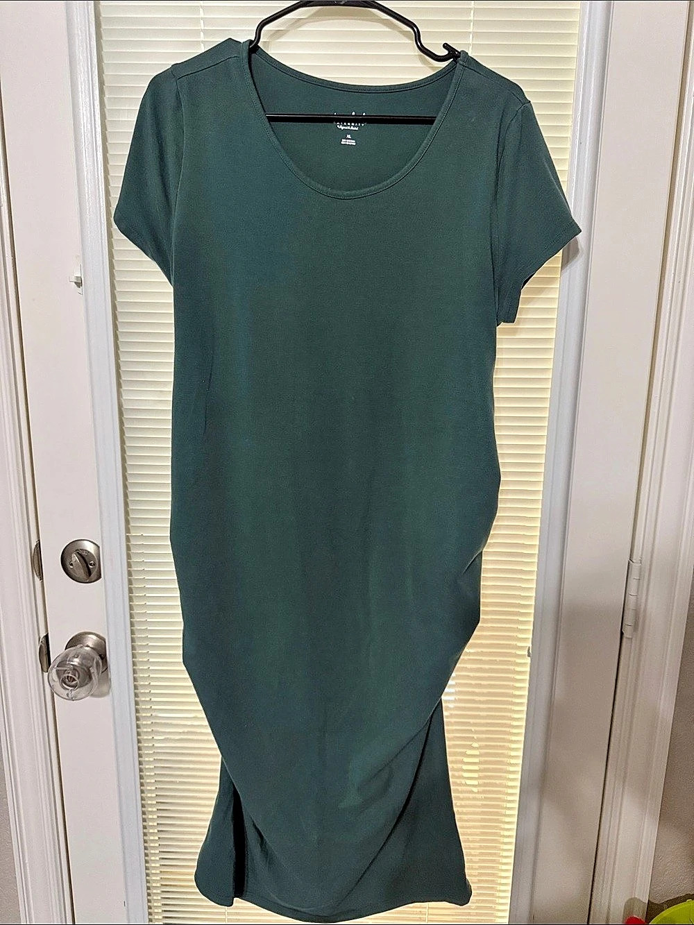 Isabel Maternity Dress in Green Size XL